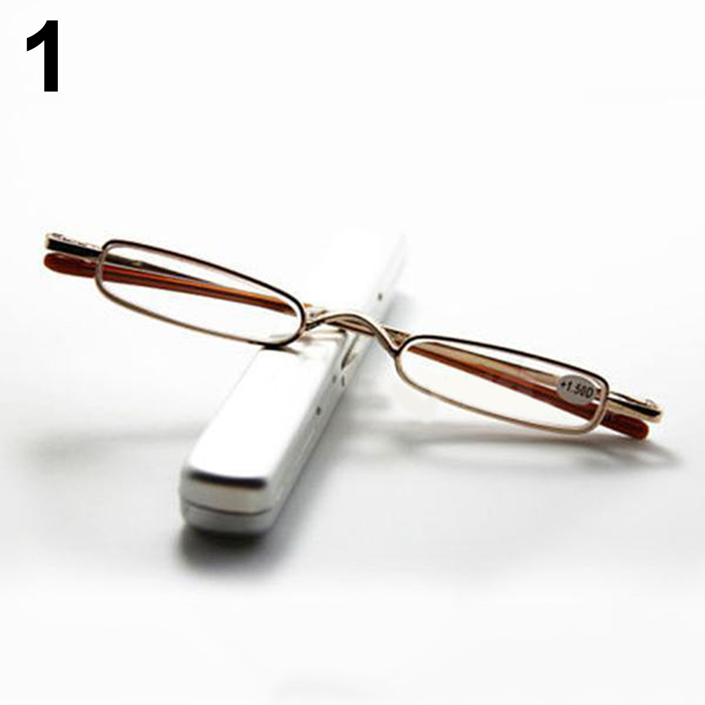 slimline reading glasses with case